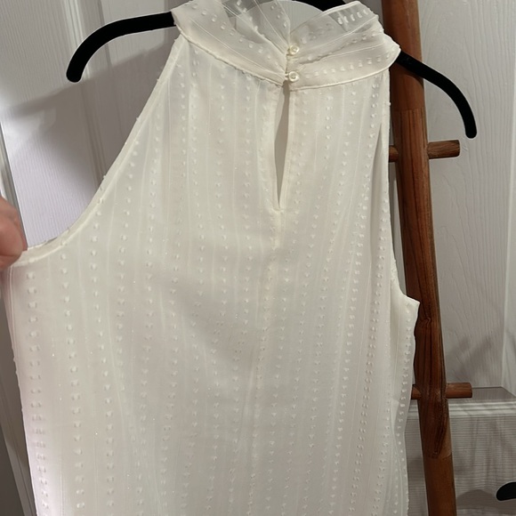 Calvin Klein Women’s Sleeveless Blouses in Pink and Cream, Size 16 NWT - Picture 6 of 16